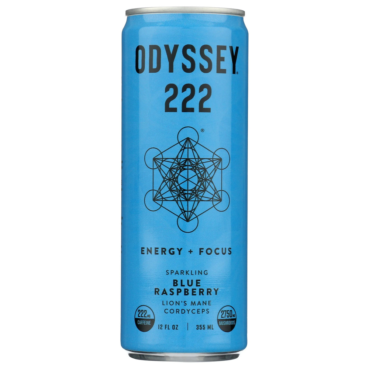 Odyssey Sprk Energy Blue Raspberry, 12 fl oz (Pack of 12) - Kosher Energy Drink