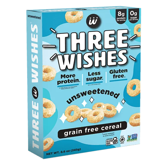 Three Wishes: Gluten-Free, Deliciously Sweetened Cereals