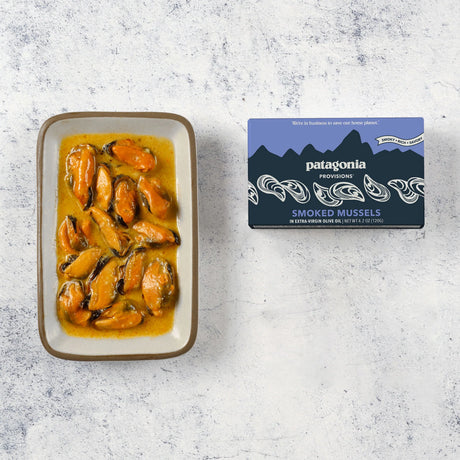 Patagonia Provisions Smoked Mussels, Case of 10, 4.2 Oz Tins