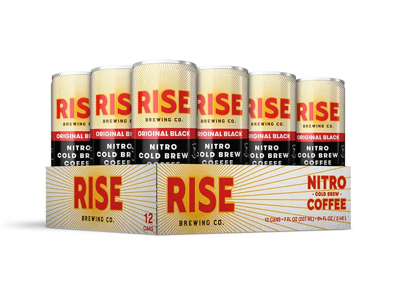 Rise Brewing Co. Organic Black Cold Brew Coffee, 12-Pack × 7 Fl. Oz.