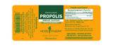Herb Pharm propolis supplement label on a white background