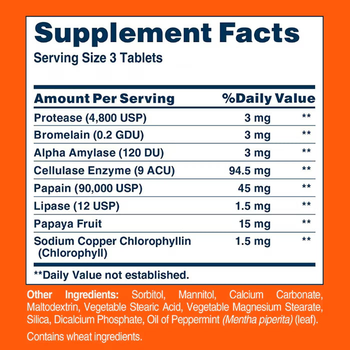 American Health Super Papaya Enzyme Plus Chewable Tablets (360 ct.)
