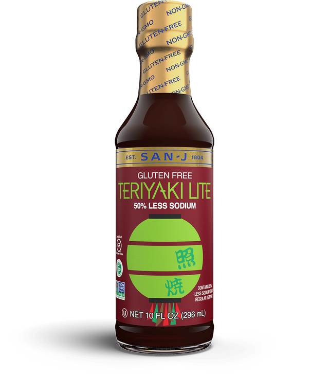 San-J Teriyaki Sauce Lite (Pack of 6-10oz) - Cozy Farm 