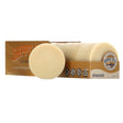 Twelve almond soaps in a cardboard packaging with Sappo Hill branding on a white background.