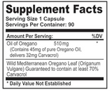 California Natural Wild Oregano Oil: Powerful Immune & Digestive Support (400mg, 90 Caps) - Cozy Farm 