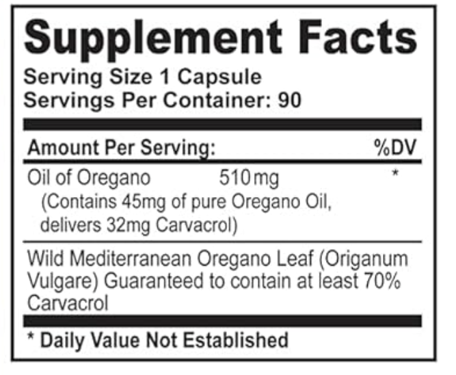 California Natural Wild Oregano Oil: Powerful Immune & Digestive Support (400mg, 90 Caps) - Cozy Farm 