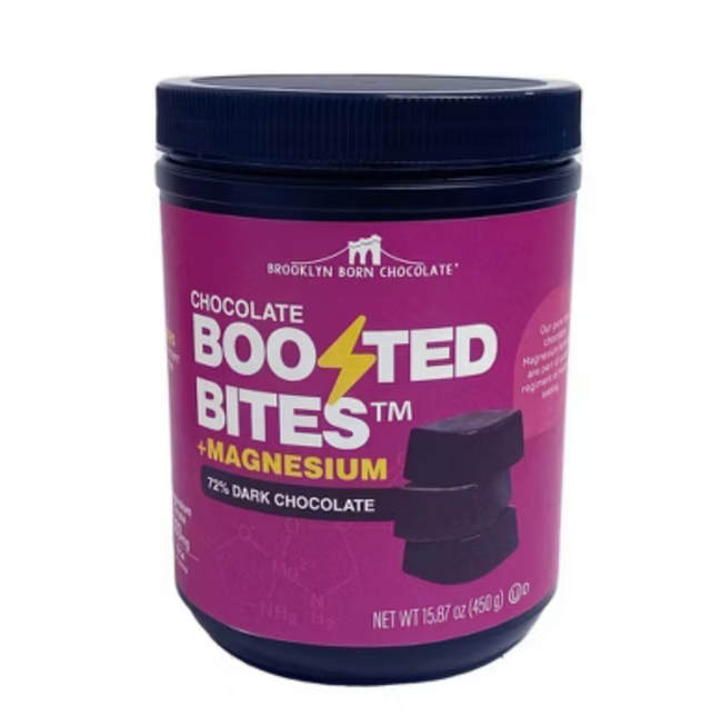Brooklyn Born Chocolate - Dark Chocolate Magnesium Bites, 15.87 oz (1 Pack) - Gluten-Free Kosher Treat