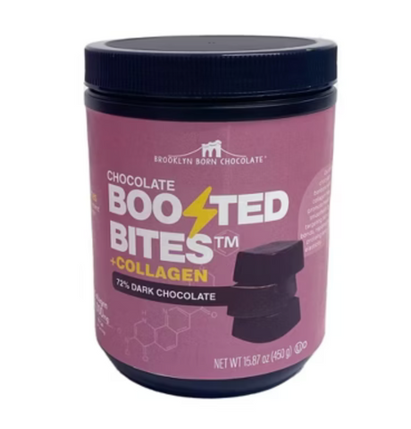 Brooklyn Born Chocolate - Dark Chocolate Collagen Bites, 15.87 oz (Each) - Gluten-Free Kosher Treat