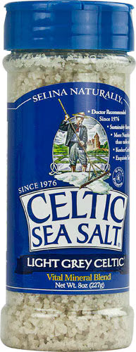 Sal marina celta - Sal marina celta gris claro, 8 oz. Paquete de 6