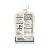 Serenity Kids food pouch with nutrition label on a white background