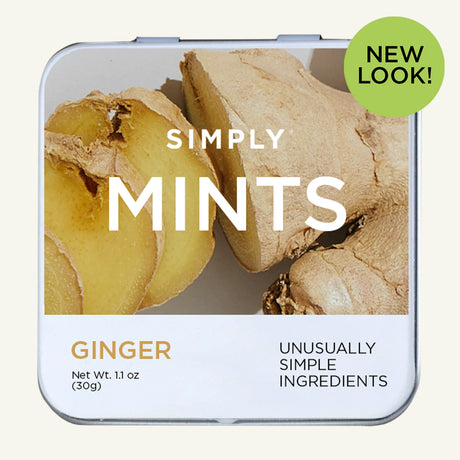 Simply Gum Ginger Mint Chewing Gum, 30 ct