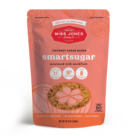Miss Jones Baking Co. Smart Sugar Coconut Sugar Blend - 16 oz - Case of 6 - Cozy Farm 