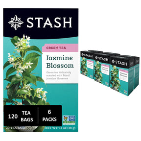 Stash Tea Jasmine Blossom (Pack of 6 - 20 Count) 