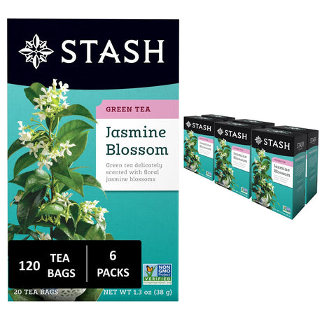 Stash Tea Jasmine Blossom (Pack of 6 - 20 Count) 