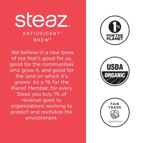 Steaz Super Fruit Green Tea, Lightly Sweetened, 16 Fl Oz (12-Pack)