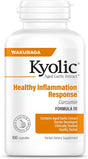 Supplement bottle labeled 'Kyolic' by Wakunaga on a white background