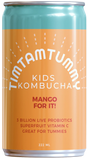 Tim Tam Tummy - Organic Mango Kombucha, 0.222L (Pack of 6) - Kids' Fruity Drink