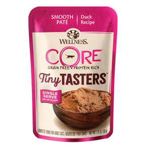 Wellness Cat Tiny Tasters Duck, 12 Pack - 1.75 Oz - Cozy Farm 
