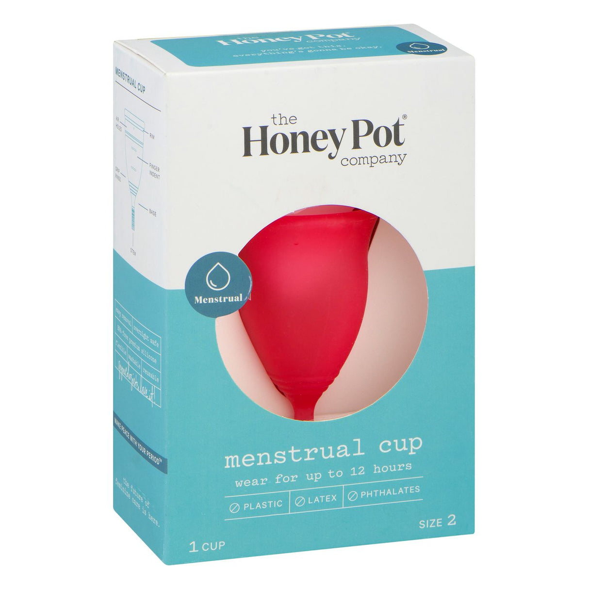 The Honey Pot Menstrual Cup Size 2: Comfortable, Reusable Period Cup