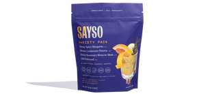 Sayso - Cocktail Mix Skinny Cardamom Plum, 4.62 oz (Case of 6) - Gluten-Free Drink Mixers