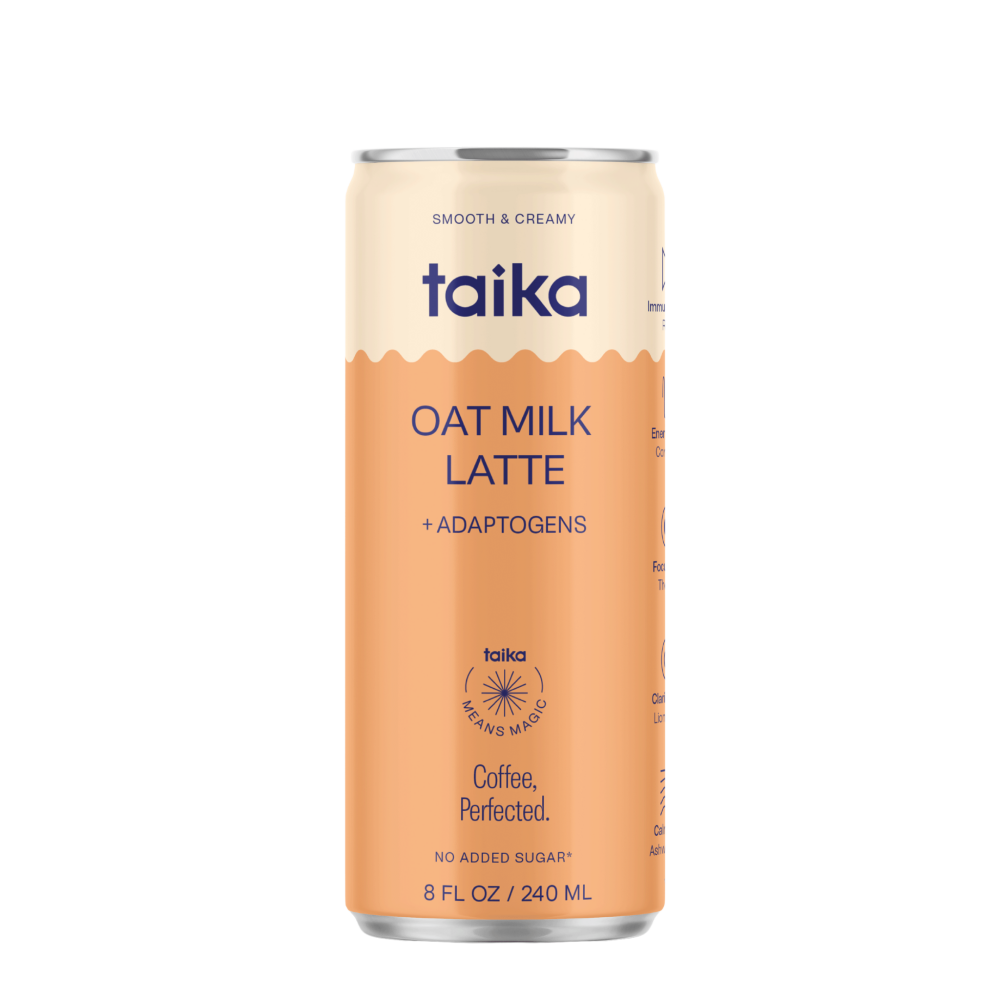 Taika - Coffee Oat Milk Latte (Pack of 12) 8.4 Fl Oz - Cozy Farm 