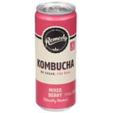 Remedy Kombucha Mixed Berry | Case of 12 | 11 Fl. Oz. - Cozy Farm 