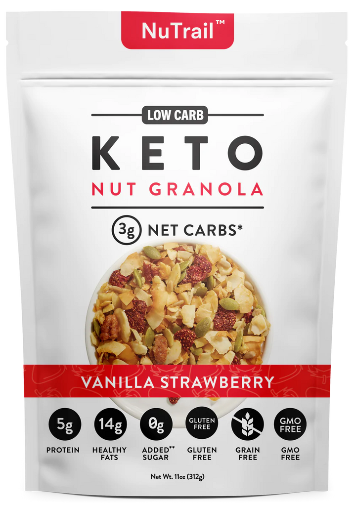 Nutrail - Granola Keto Vanilla Straw (Pack of 6-11 Oz) - Cozy Farm 