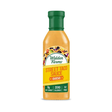 Walden Farms Creamy Queso Street Taco Sauce - 12 Fl Oz (Pack of 6) - Cozy Farm 