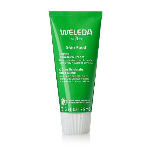 Weleda Skin Food tube on a white background
