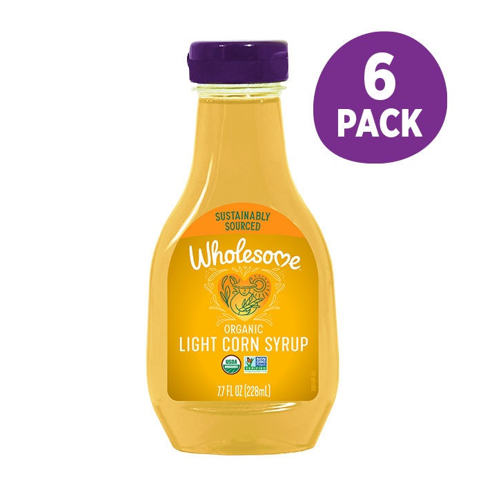 Wholesome Sweeteners Light Corn Syrup - Liquid Sweetener - Case Of 6 - 7.7 Fz