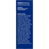 Zatarain's Crab Boil Directions label on a white background