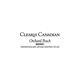 Clearly Canadian Orchard Peach Sparkling Water, Naturally Flavored, 12-Pack, 11 fl oz Each