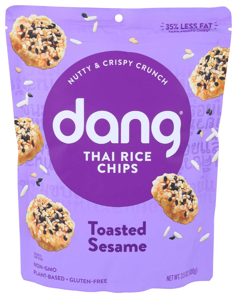 Dang Rice Chips Thai Toastd Ses (Pack of 12) 3.5 Oz - Cozy Farm 