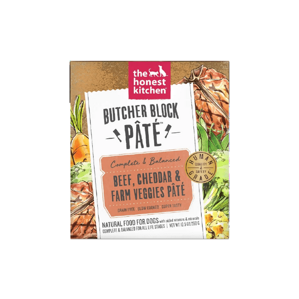 The Honest Kitchen - Dog Fd Pate Beef Cheddar (Pack of 6-10.5 Oz) - Cozy Farm 
