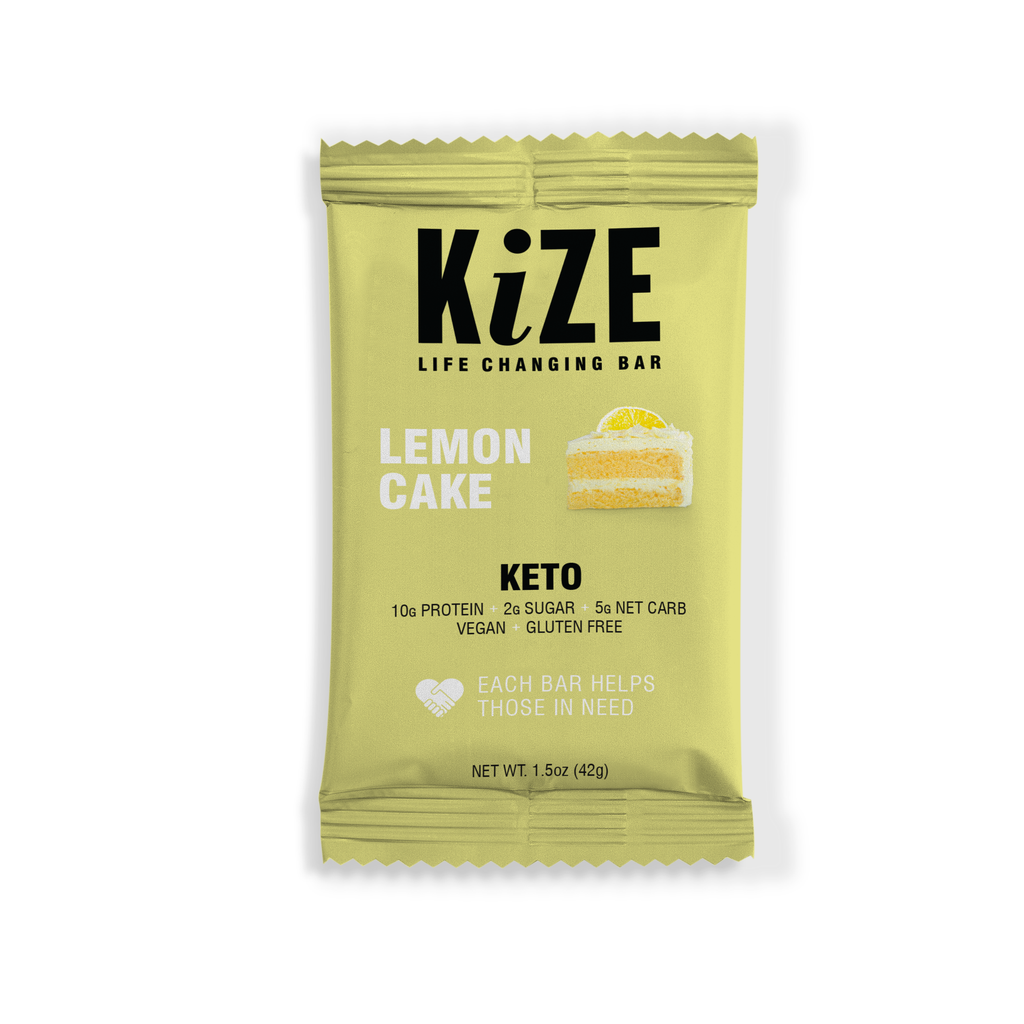 Kize Concepts - Keto Bar Lemon Cake - Case Of 10-1.5 Oz - Cozy Farm 