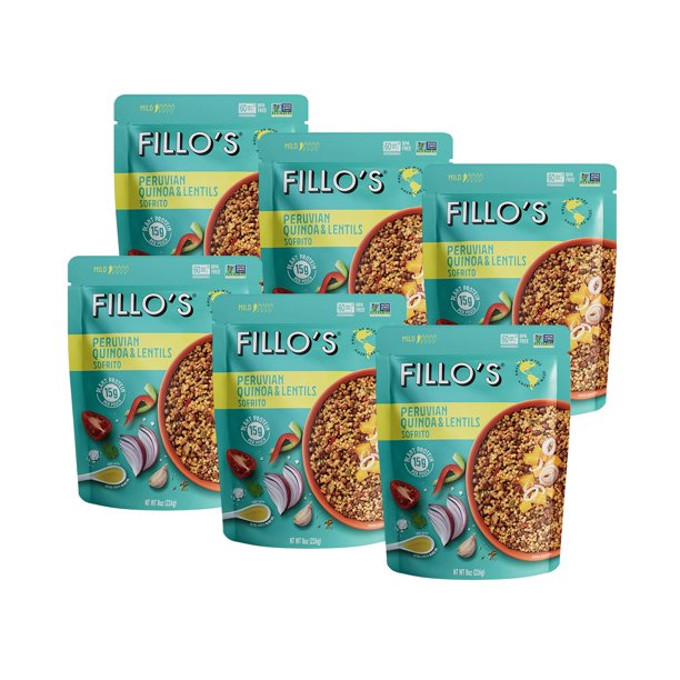 Fillo's Lentils & Quinoa Peruvian - 8oz Case of 6 - Cozy Farm 