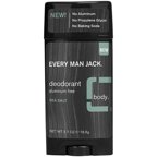 Every Man Jack Natural Deodorant for Men - Sea Salt - 2.7 Oz - Cozy Farm 