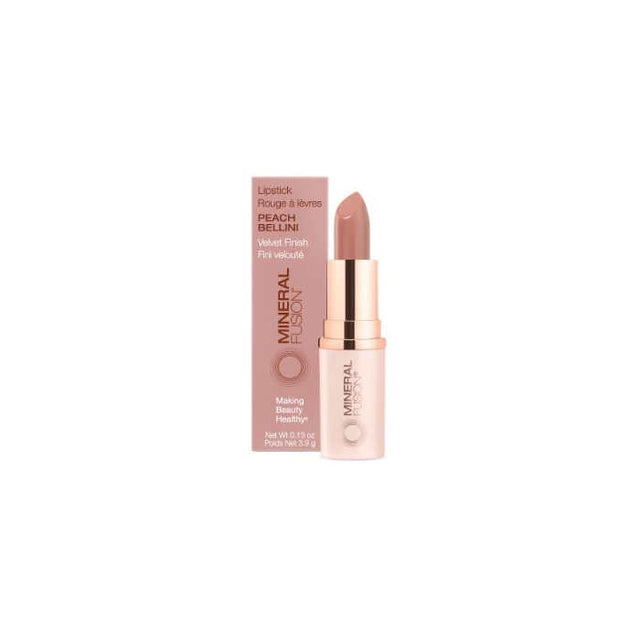 Mineral Fusion - Lipstick Peach Bellini, 0.13 oz (Pack of 1) - Natural Hydrating Color