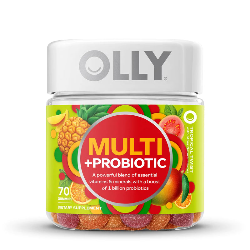 Olly Adult Multi Probiotic Supplement, 70-Count Tripack - Cozy Farm 