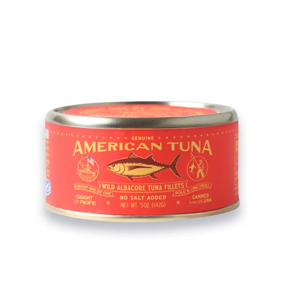 American Tuna - No-Salt Added Wild Albacore Tuna (5 oz, 12 Pack)