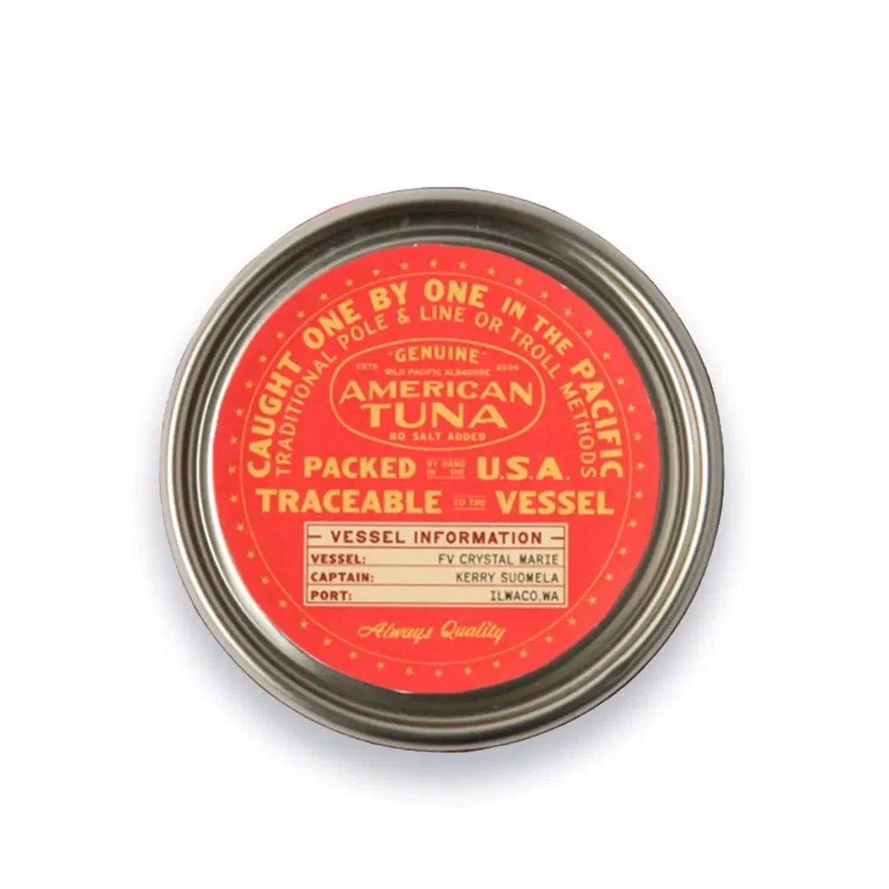 American Tuna - No-Salt Added Wild Albacore Tuna (5 oz, 12 Pack)