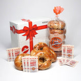 Apple Cinnamon Raisin Bagels + Mike's Hot Honey, New York Bagels Gift Set