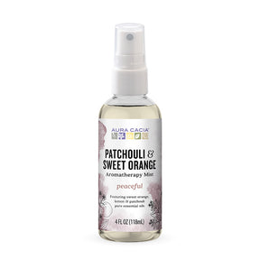 Aura Cacia Aromatherapy Mist Sweet Orange Patchouli - 4 Fl Oz - Cozy Farm 