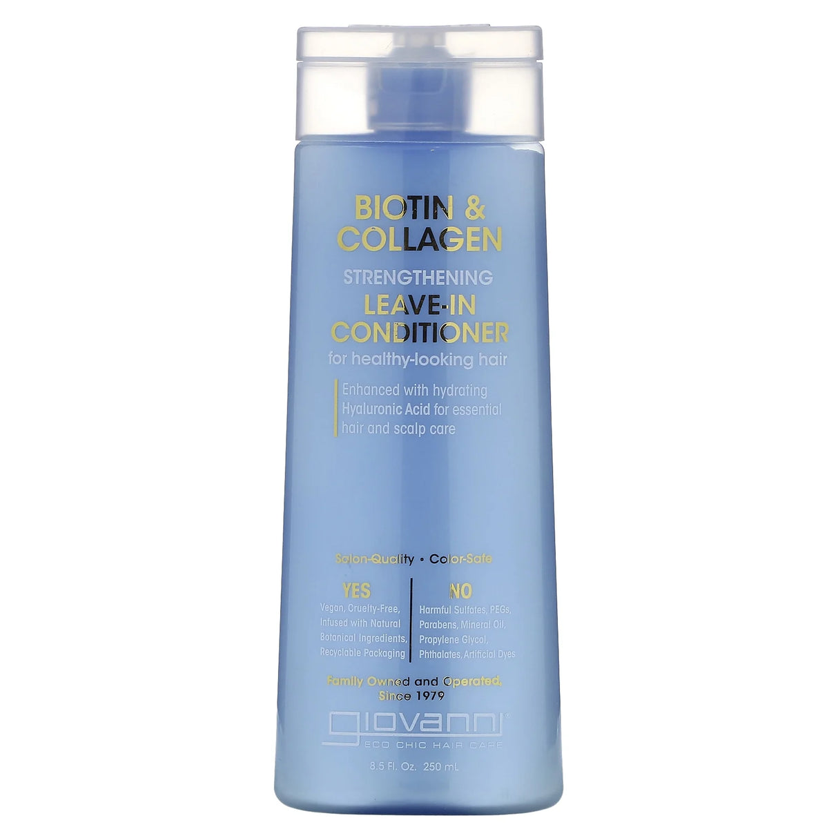 Giovanni Hair Care Products - Bio Collagen Leave-In Conditioner, 8.5 fl oz - Hydrating Hair Treatment