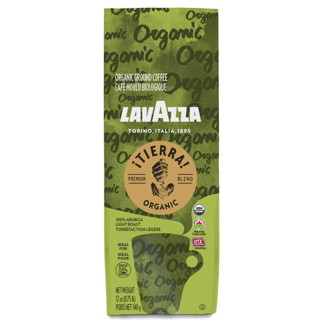 Lavazza Coffee Ground Tierra, Case of 6 - 12 Oz - Cozy Farm 