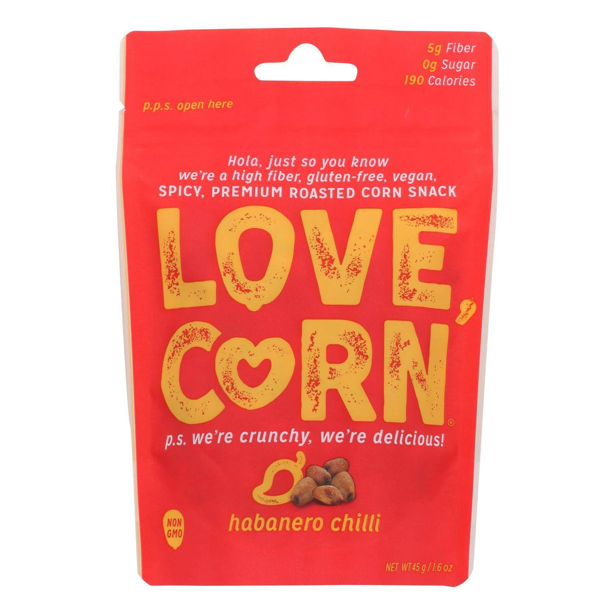 Love Corn: Vegan Cheese, Roasted Corn & Sea Salt Snacks