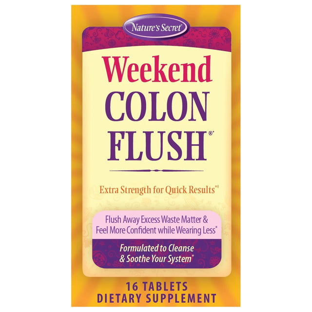 Nature's Secret - Colon Cleanse Weekend, 16 Ct (Pack of 1) - Gentle Detox Cleanse