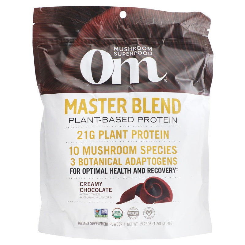 Om Protein Powder Chocolate, 19.26 Oz - Rich Flavor, Natural Nutrition - Cozy Farm 