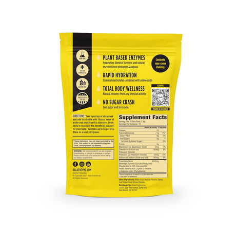 Bala Enzyme, Bala Enzyme Drink Stick Pack Pineapple, 8 Counts - Cozy Farm 