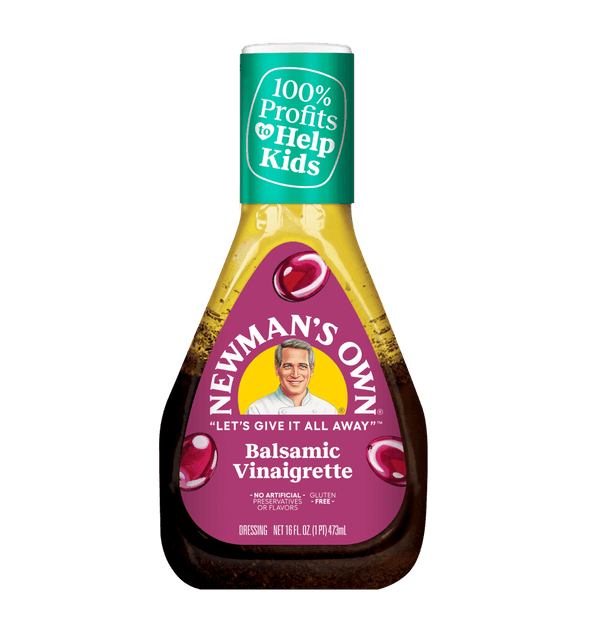 Newman's Own Balsamic Salad Dressing - Vinaigrette - Case Of 6 - 16 Fl Oz